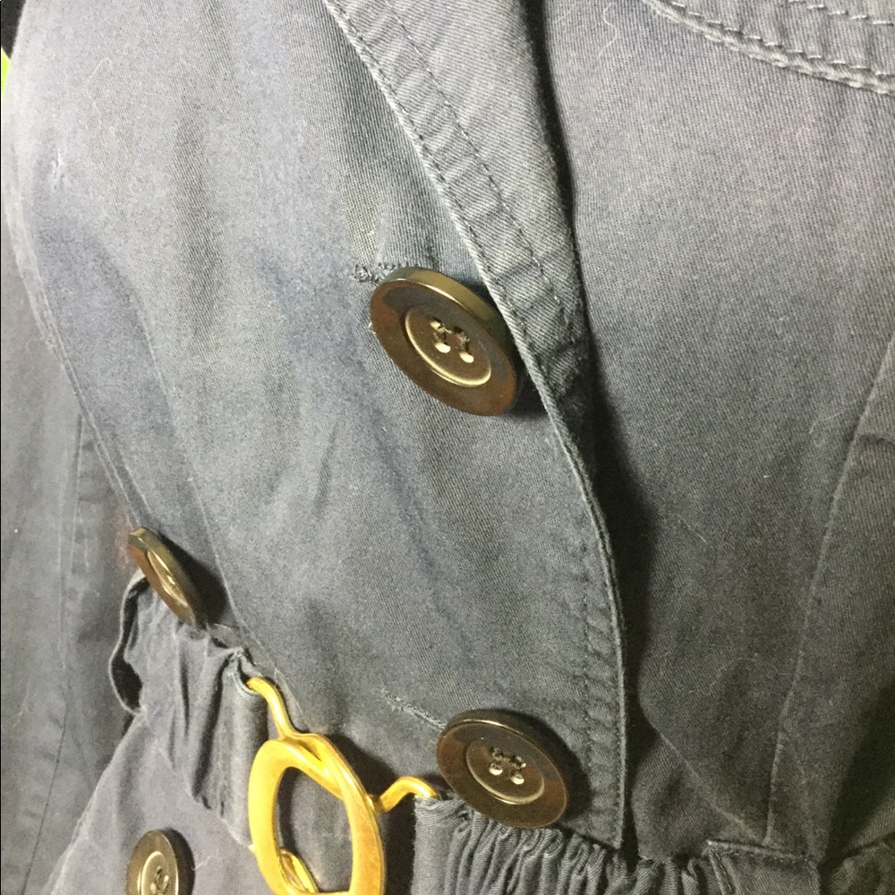 Navy Blue Fall Jacket - Picture 3 of 3